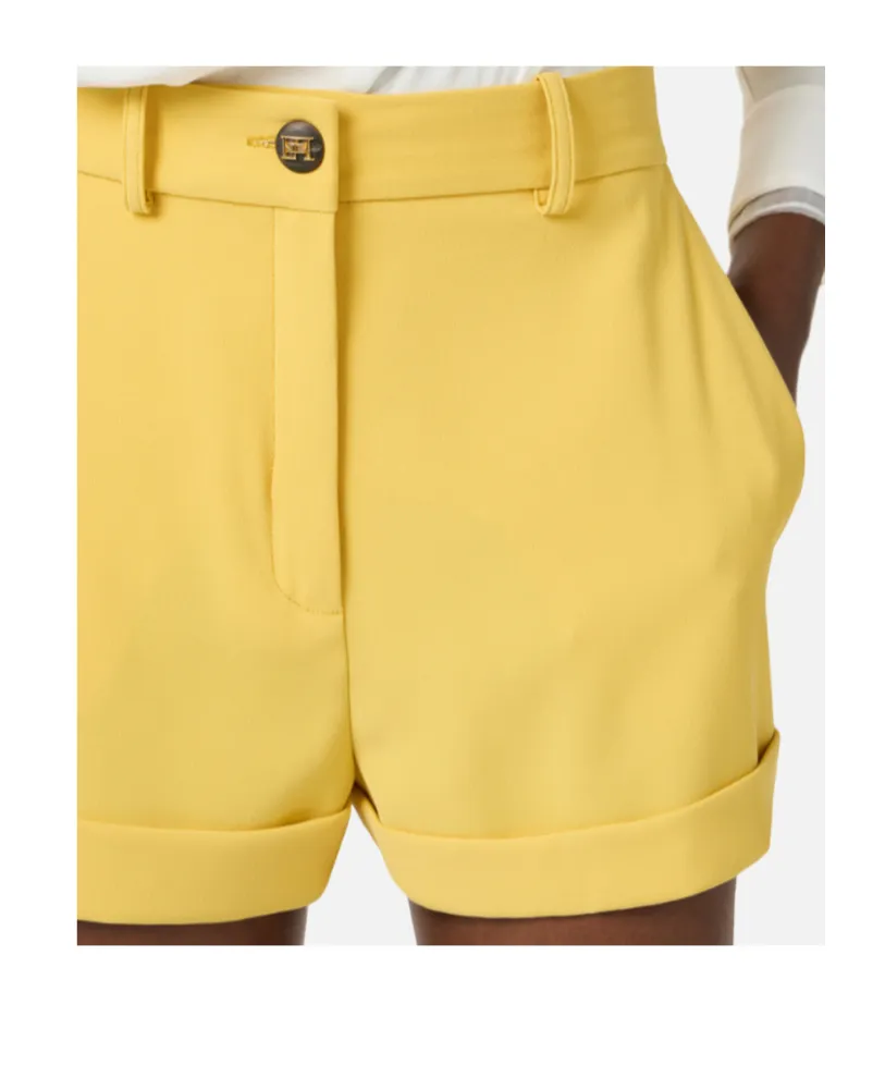 Elisabetta Franchi Lightweight CrÊPe Shorts