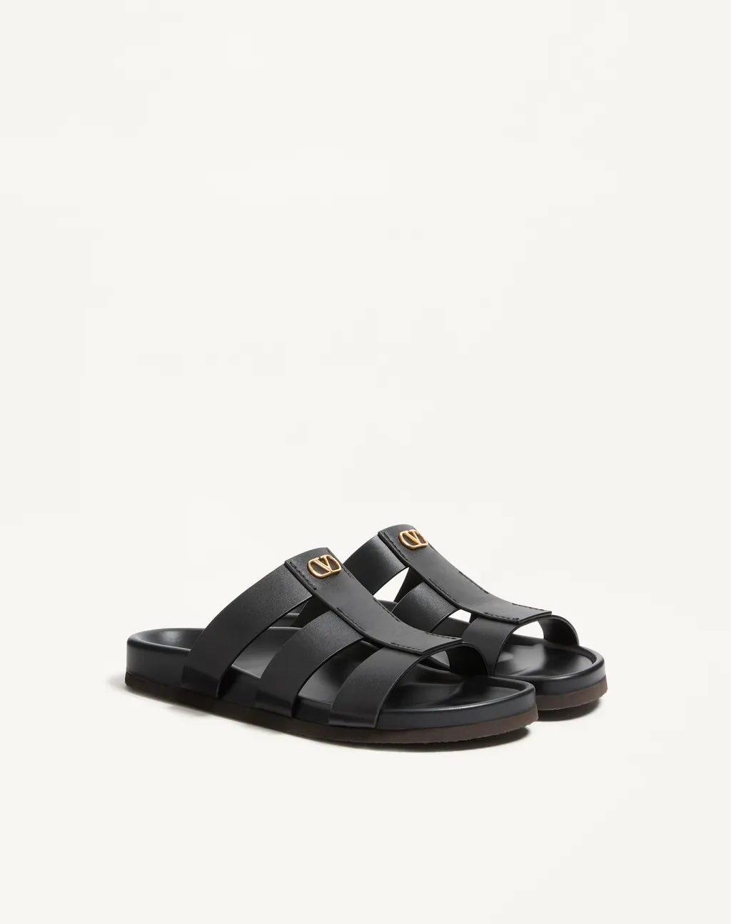 Studshield Slide Sandal In Calfskin