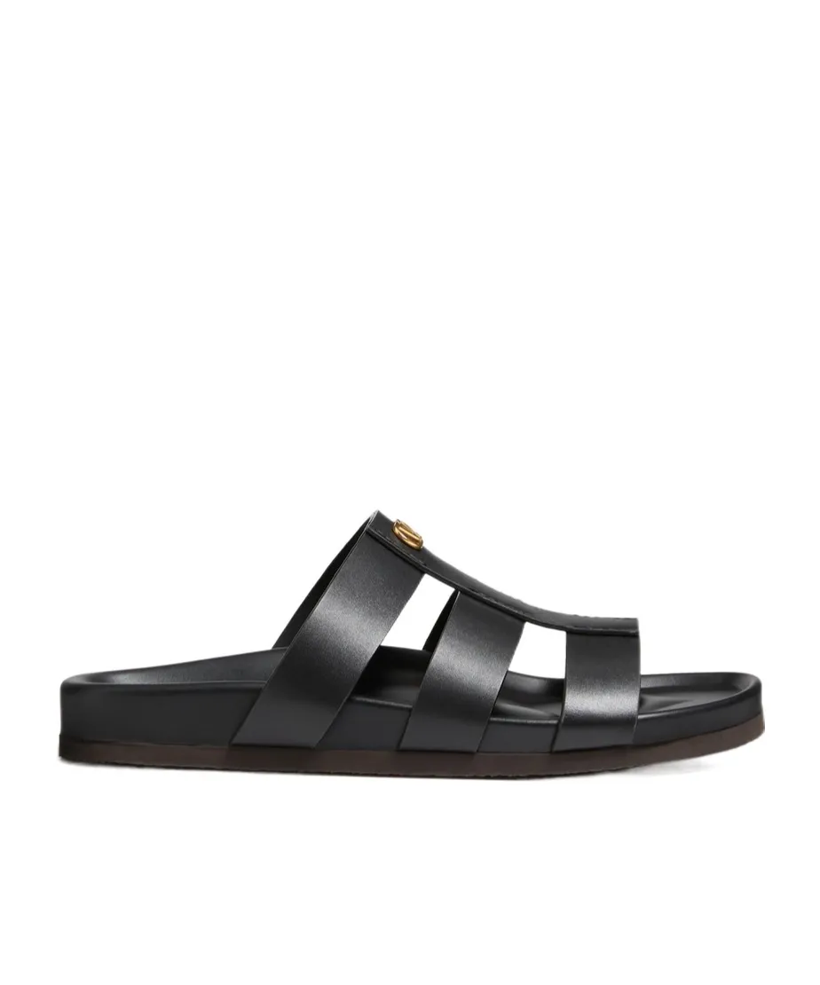 Studshield Slide Sandal In Calfskin