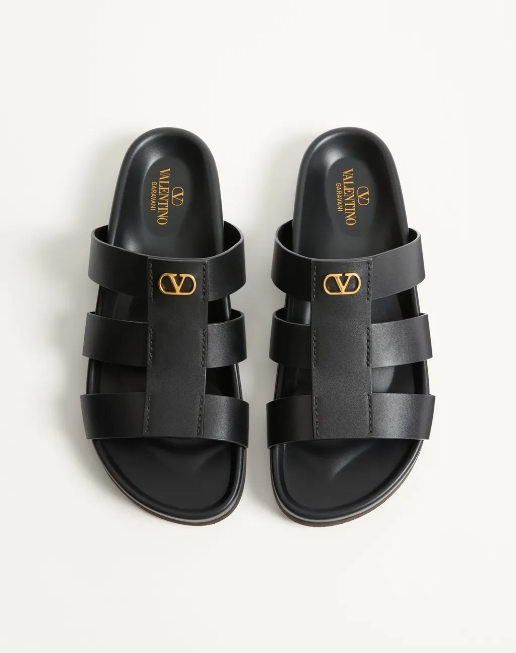 Studshield Slide Sandal In Calfskin