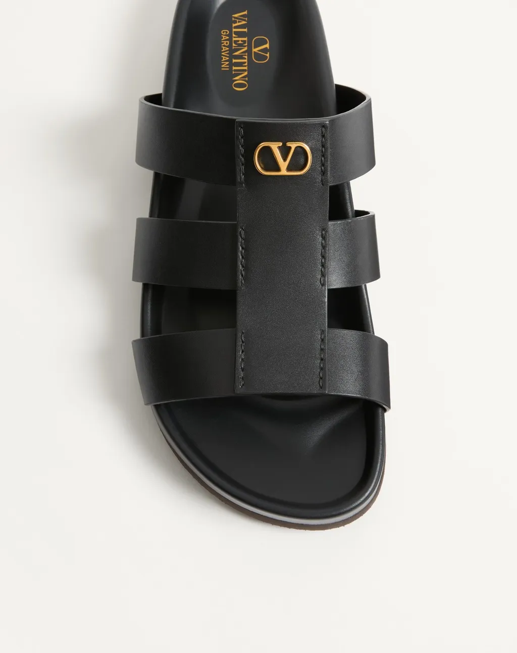 Studshield Slide Sandal In Calfskin