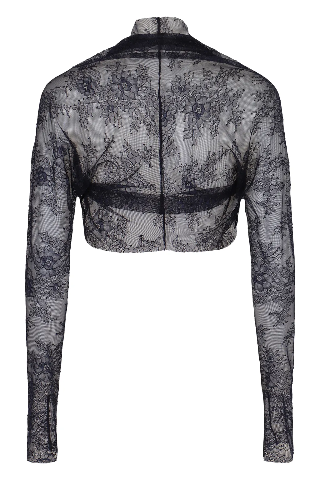 Alberta Ferretti Long Sleeve Lace Top