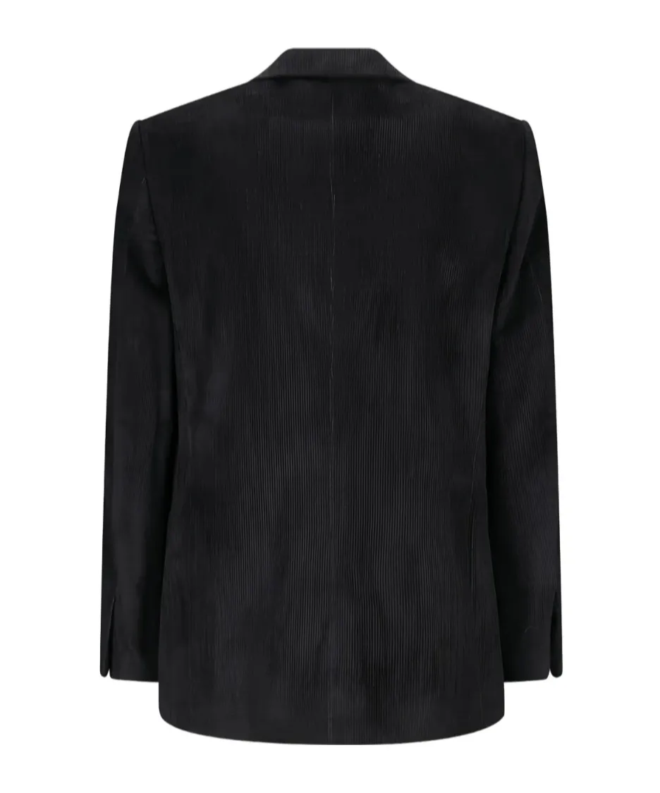 Double-Breasted Corduroy Jacket