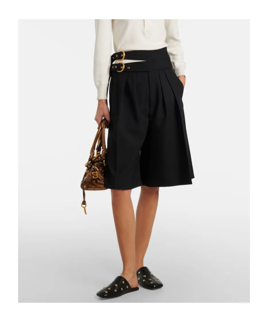 Virgin Wool Shorts