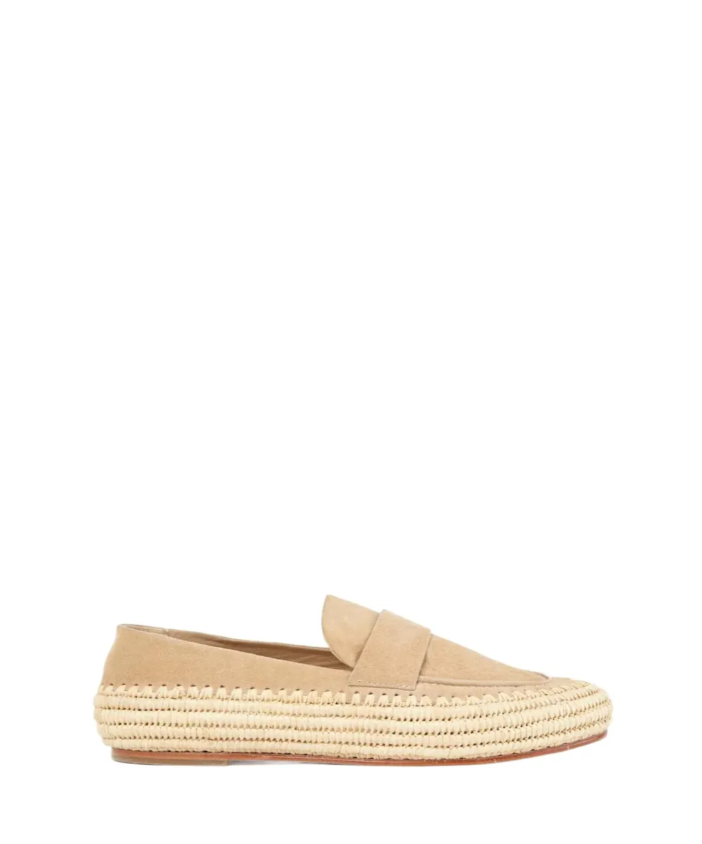Paloma Barceló Round Toe Loafers