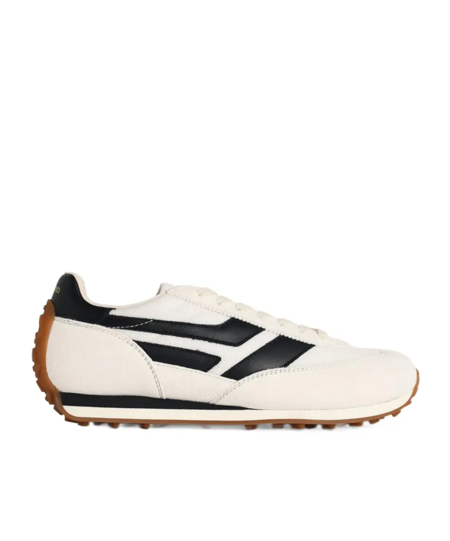 White Leather Blend Sneakers Mick