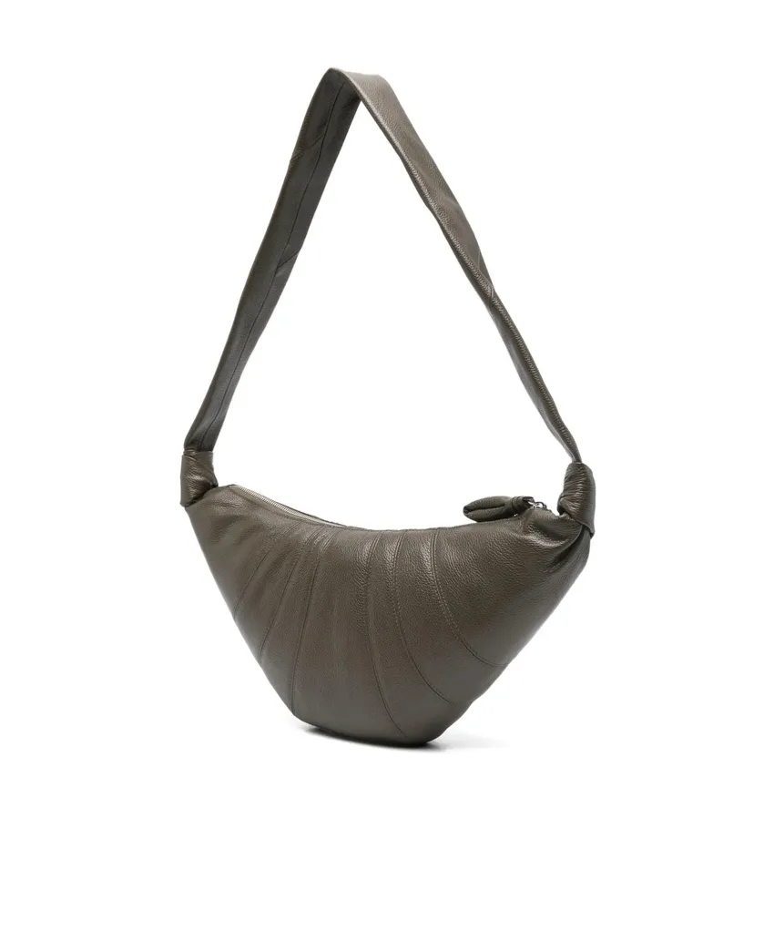 Medium Croissant Knot-Detail Shoulder Bag