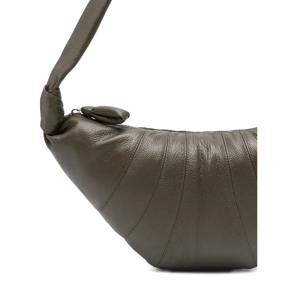 Medium Croissant Knot-Detail Shoulder Bag