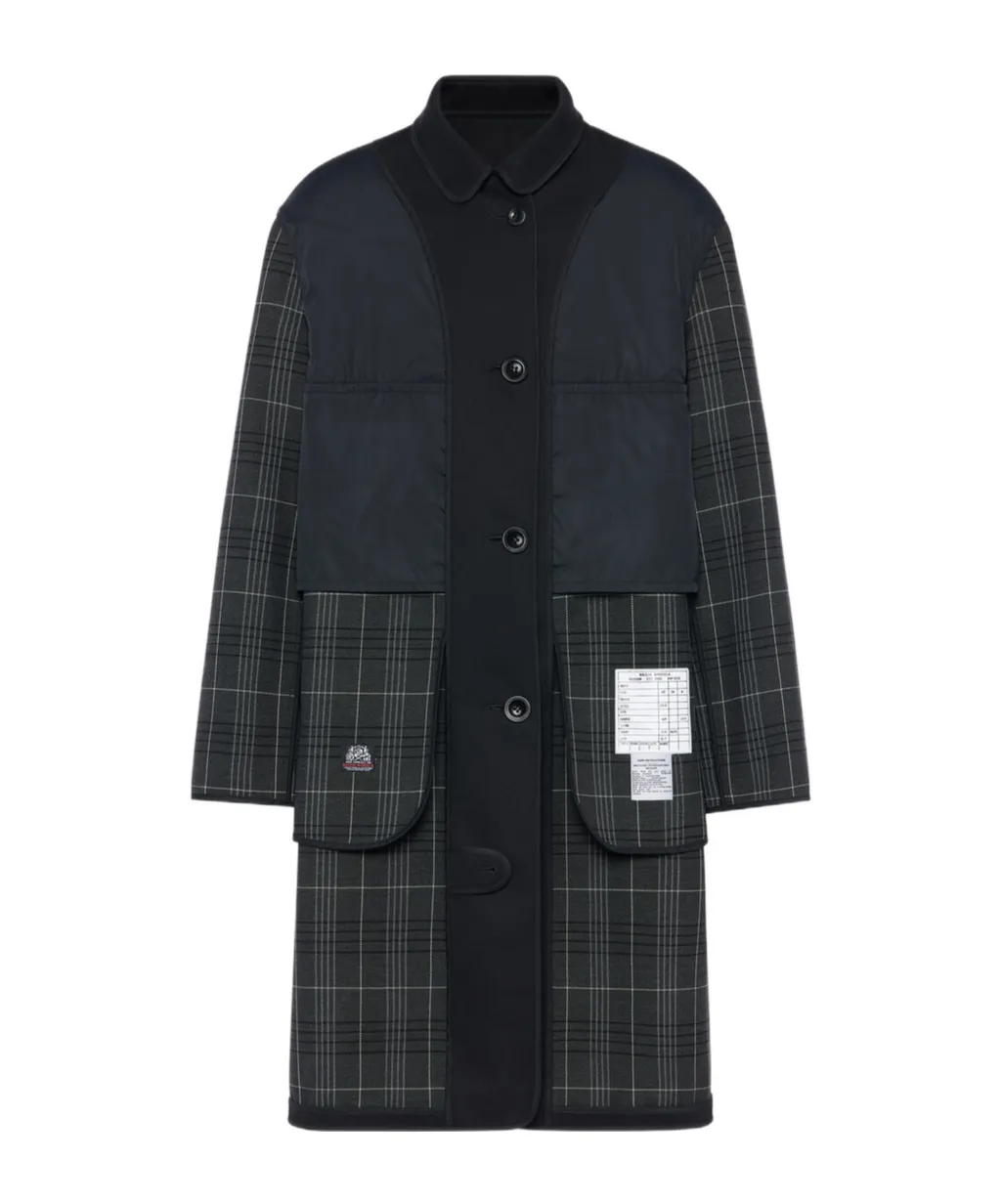 Reversible Checked Coat
