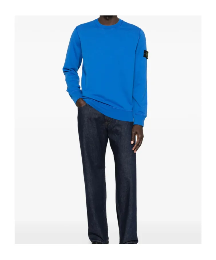 Patch Crew Neck Sweatshirt