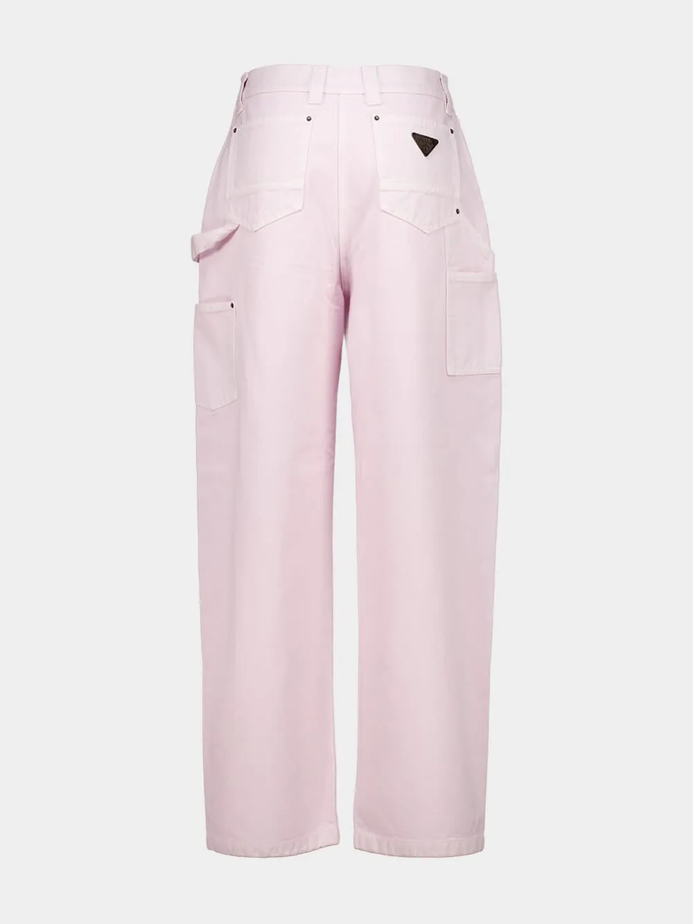 Prada Triangle-Logo Trousers