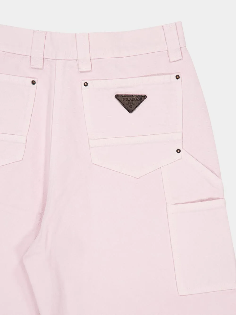 Prada Triangle-Logo Trousers