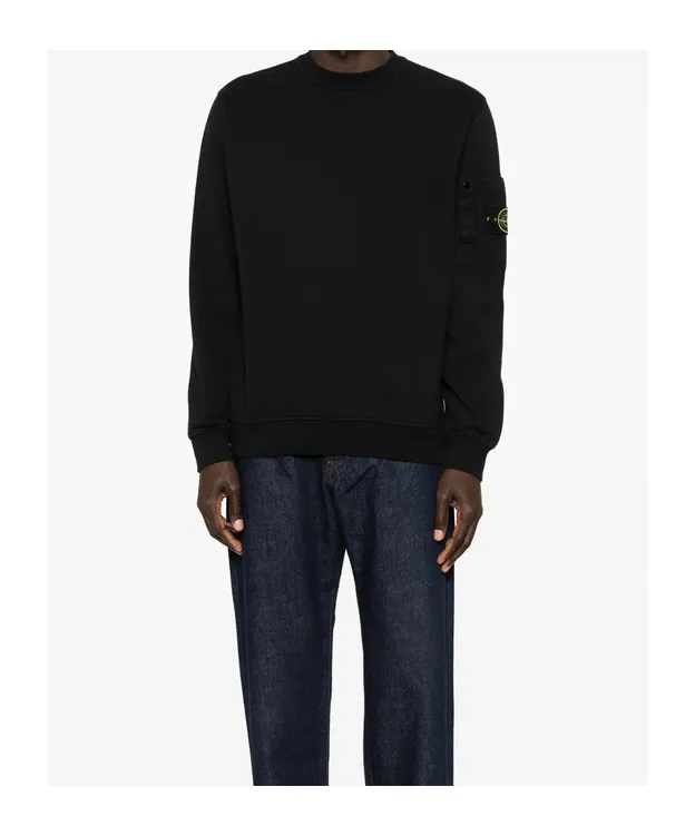 Stone Island Compass Patch Crewneck Sweatshirt