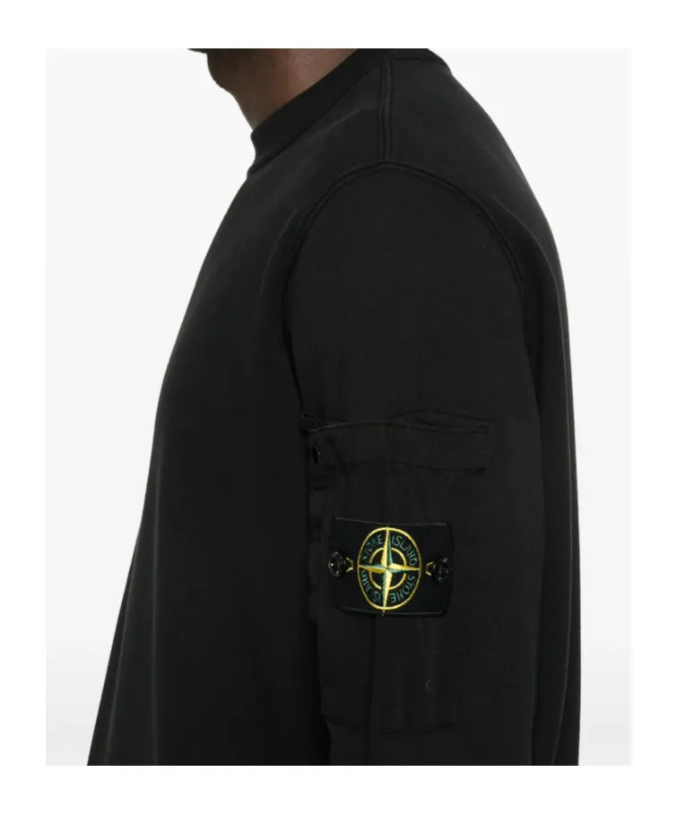 Stone Island Compass Patch Crewneck Sweatshirt