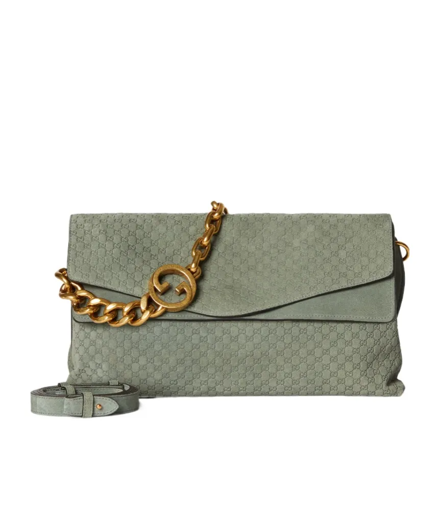 Gucci Chain Linked Large Shoulder Bag
