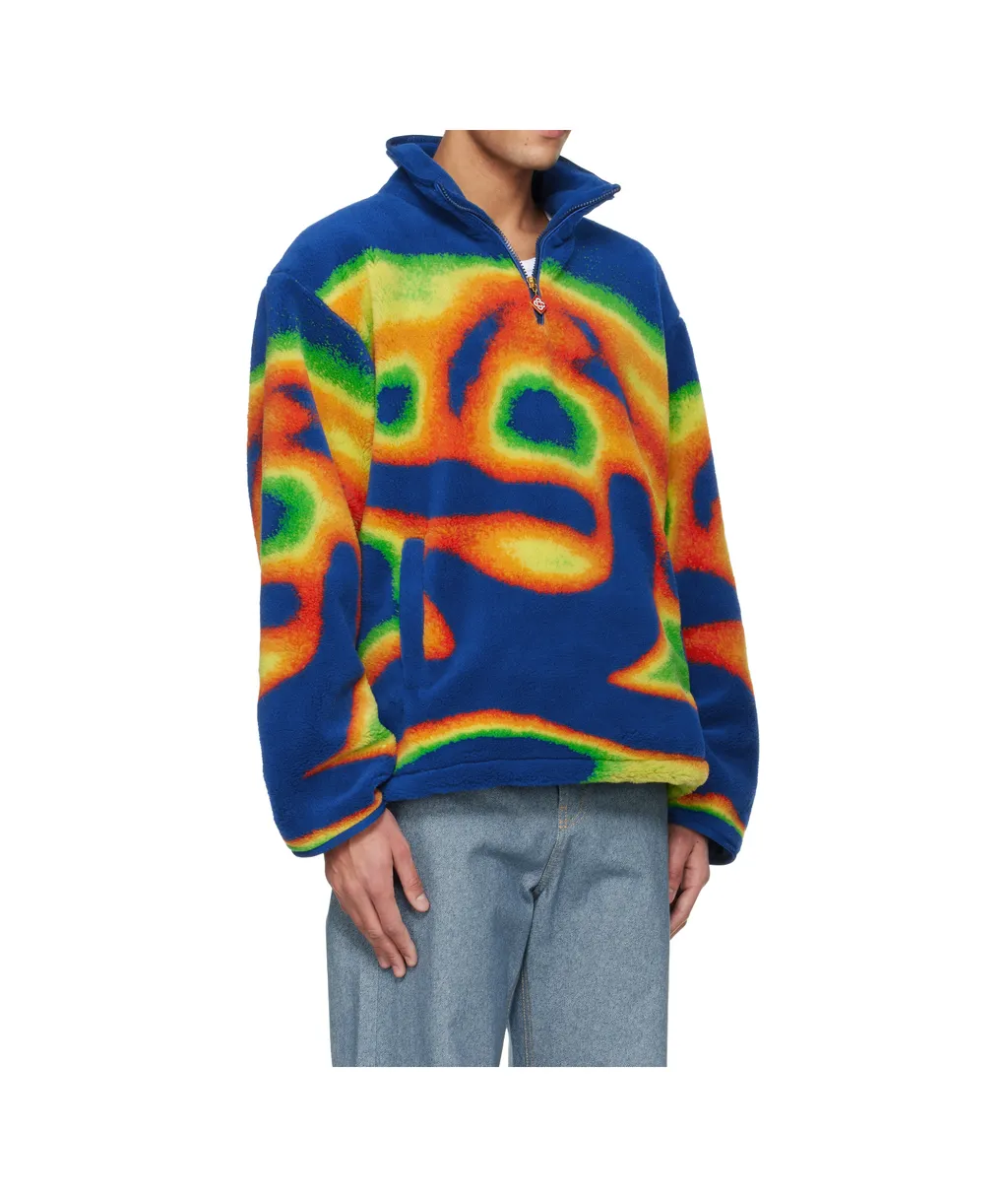 Half-Zip Long-Sleeved Casual Jacket