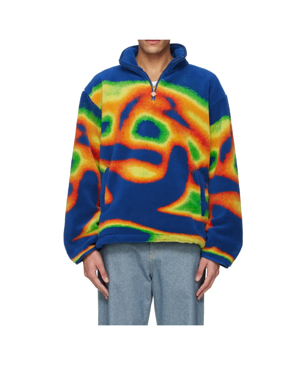 Half-Zip Long-Sleeved Casual Jacket