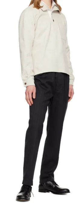 High-Waisted Casual Pants