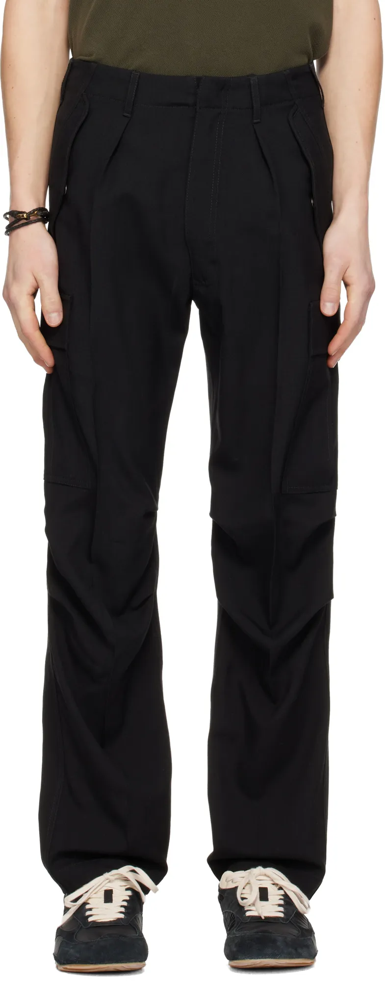 High-Waisted Casual Pants