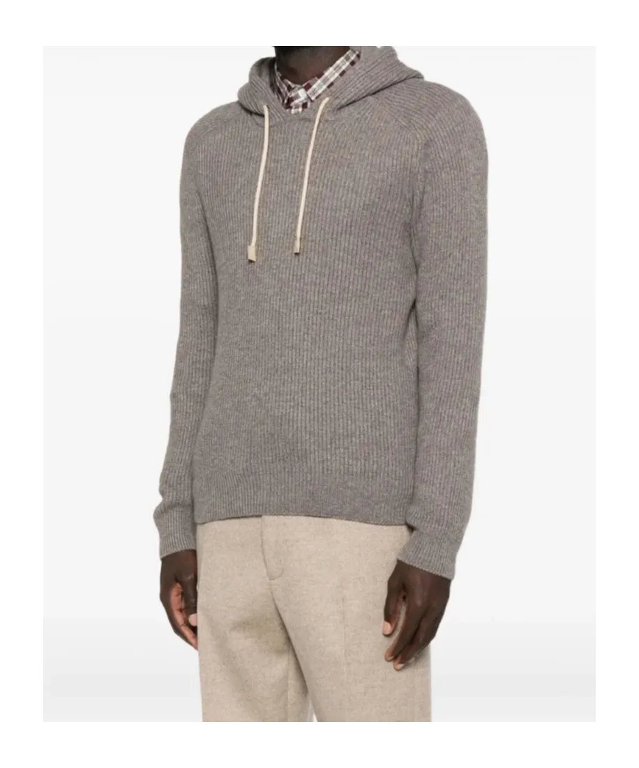 Hooded Knit Sweater