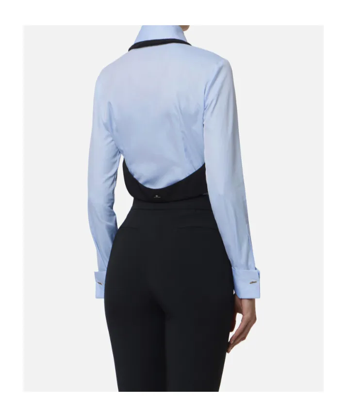 Cotton Shirt With Tie And Waistcoat