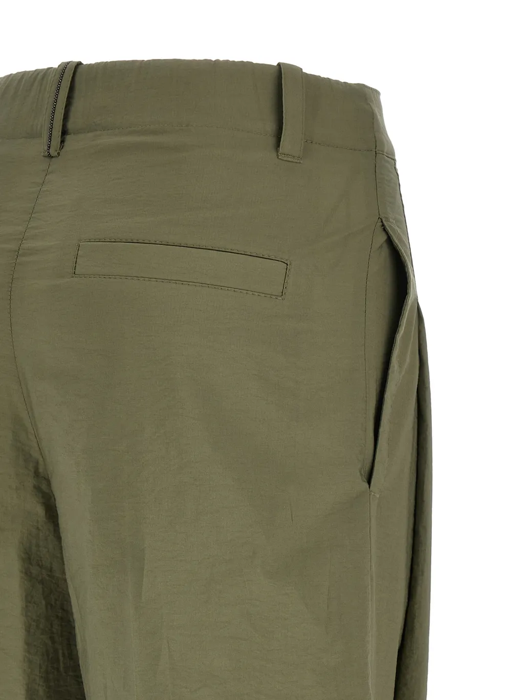 Brunello Cucinelli Pleated Wide-Leg Trousers