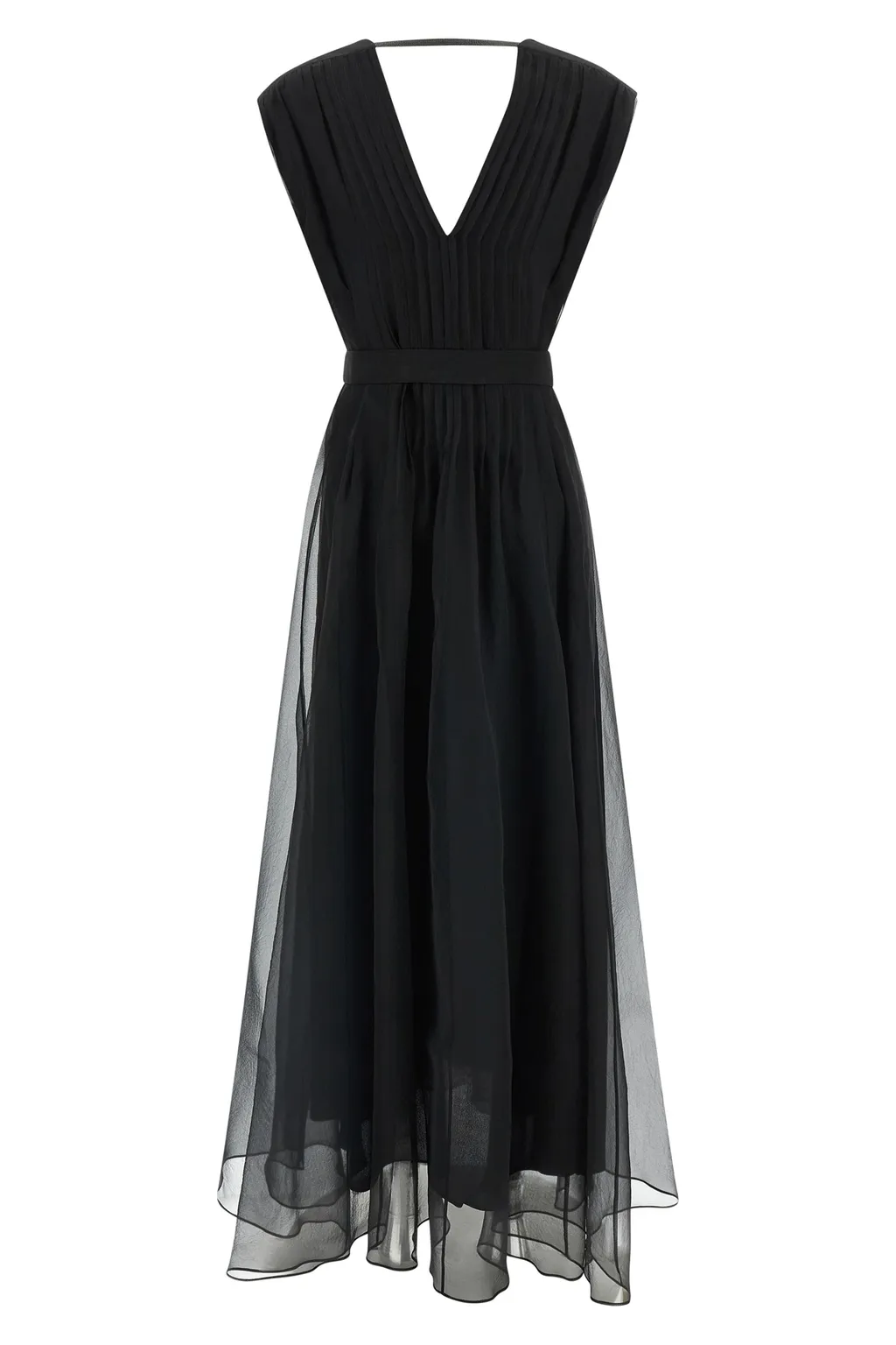Brunello Cucinelli V-Neck Sleeveless Dress