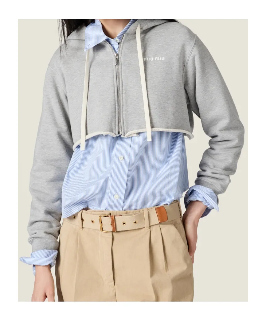 Cropped Hoodie Jacket