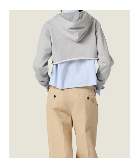 Cropped Hoodie Jacket