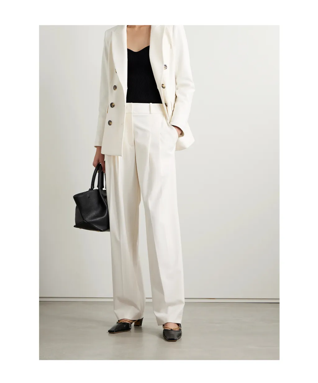 Wide-Leg Casual Pants