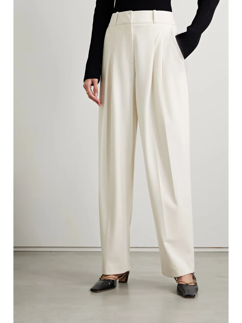 Wide-Leg Casual Pants