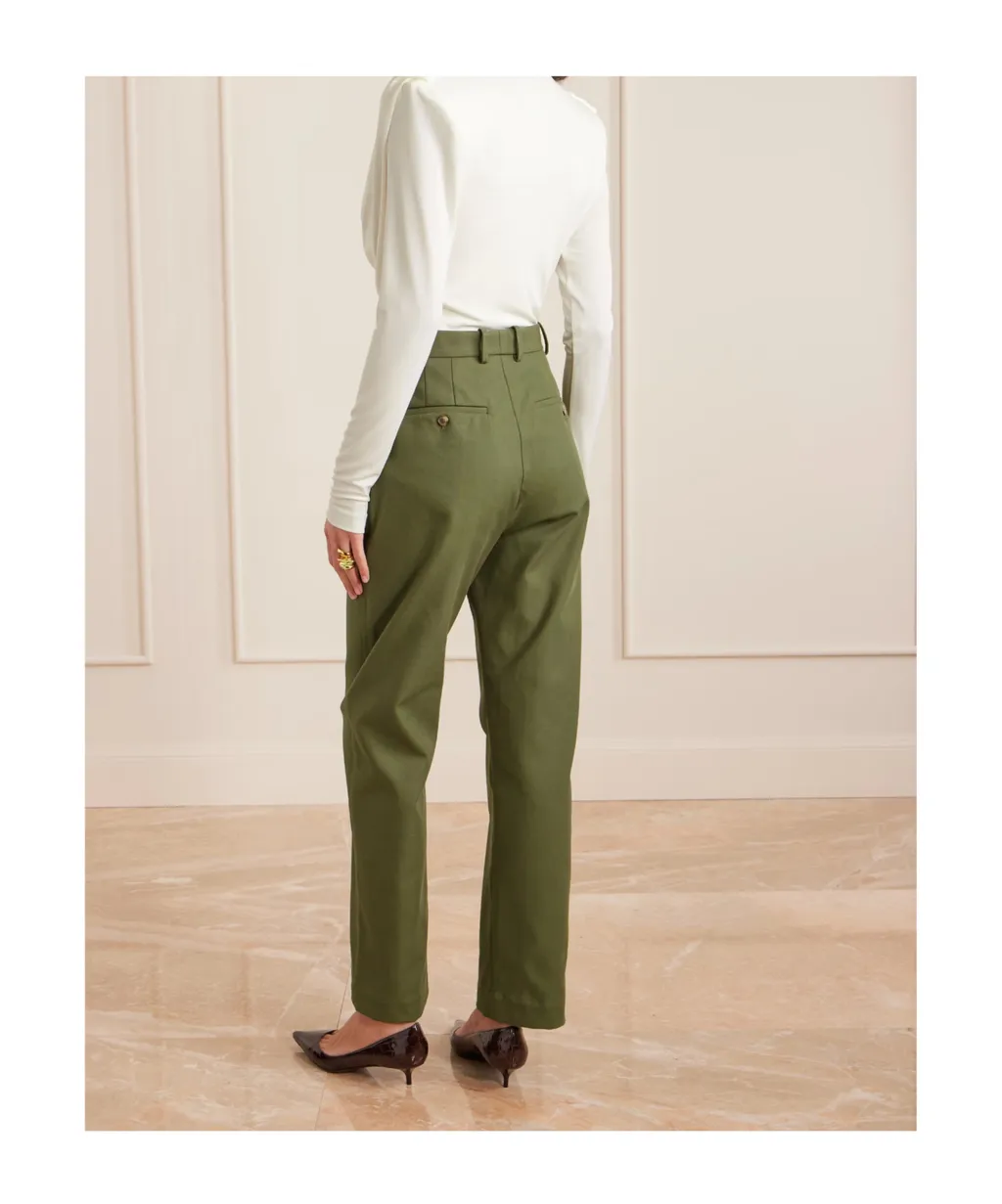 Casual Pants With Belt Loops