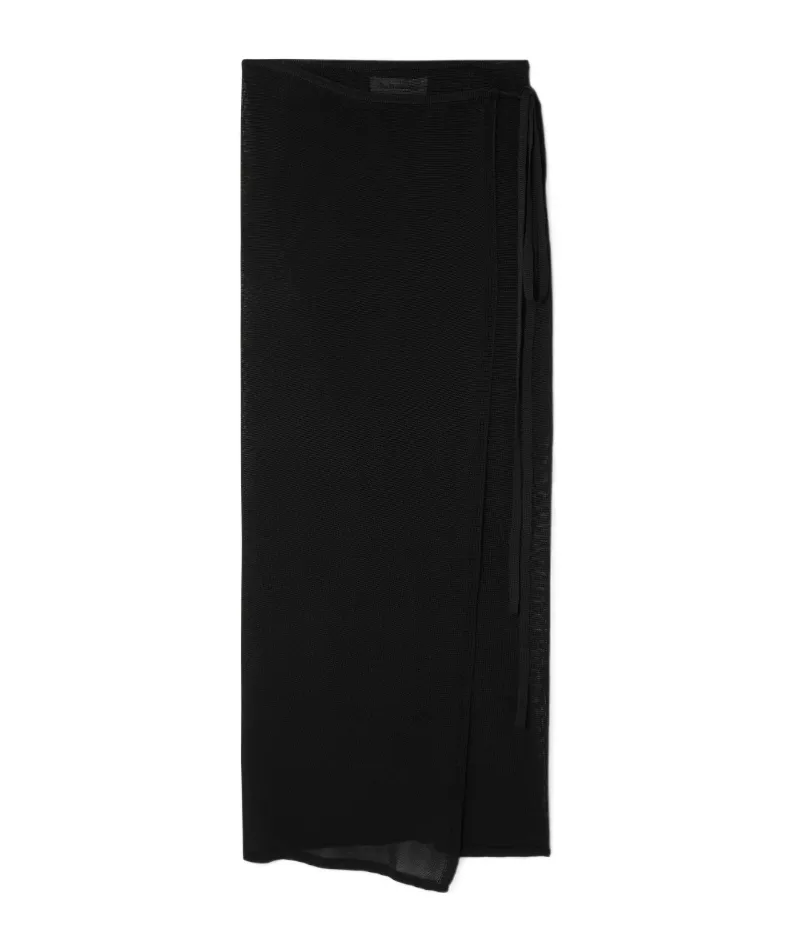 Alsen Knitted Midi Wrap Skirt