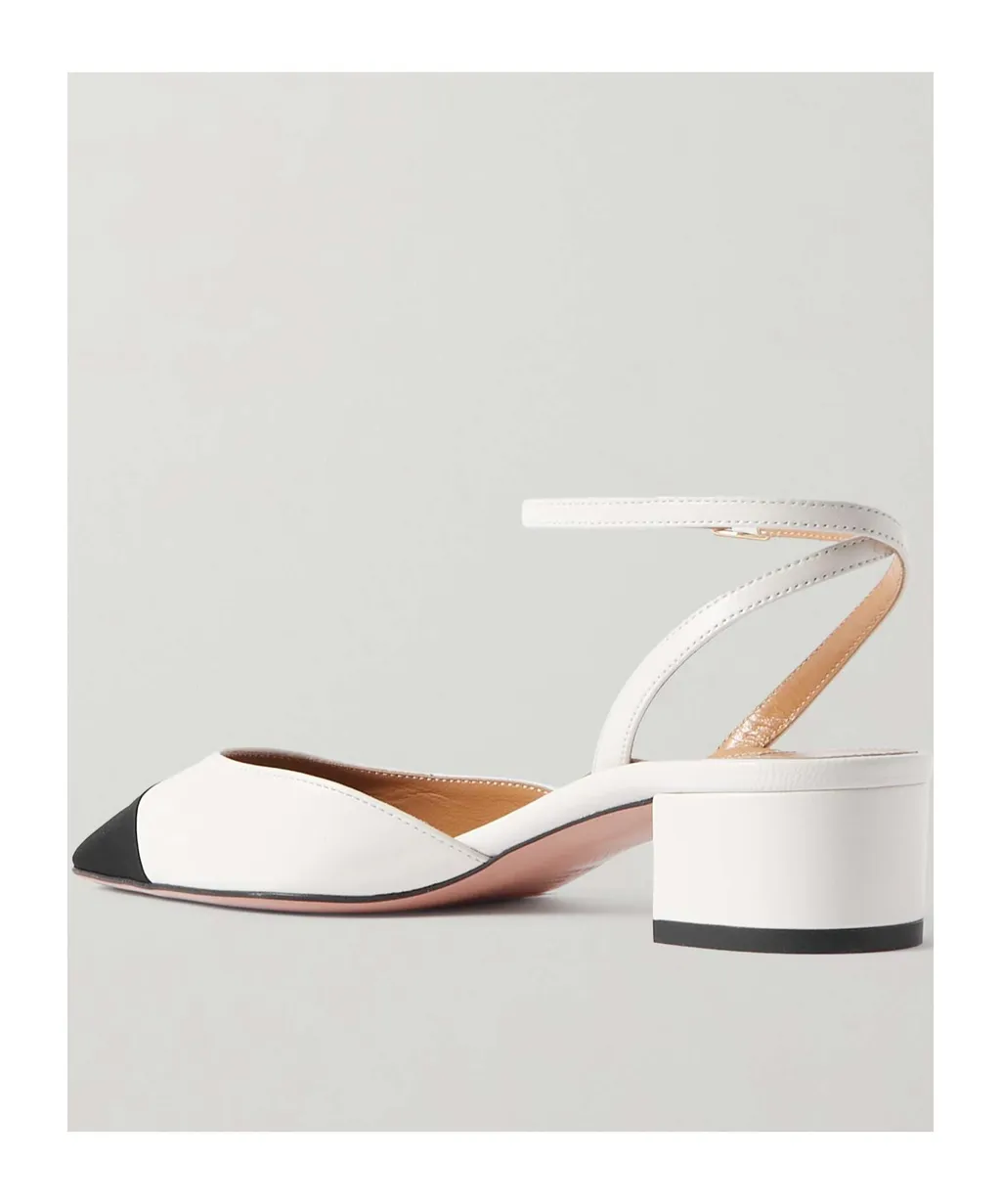 Square-Headed High-Heeled Sandals