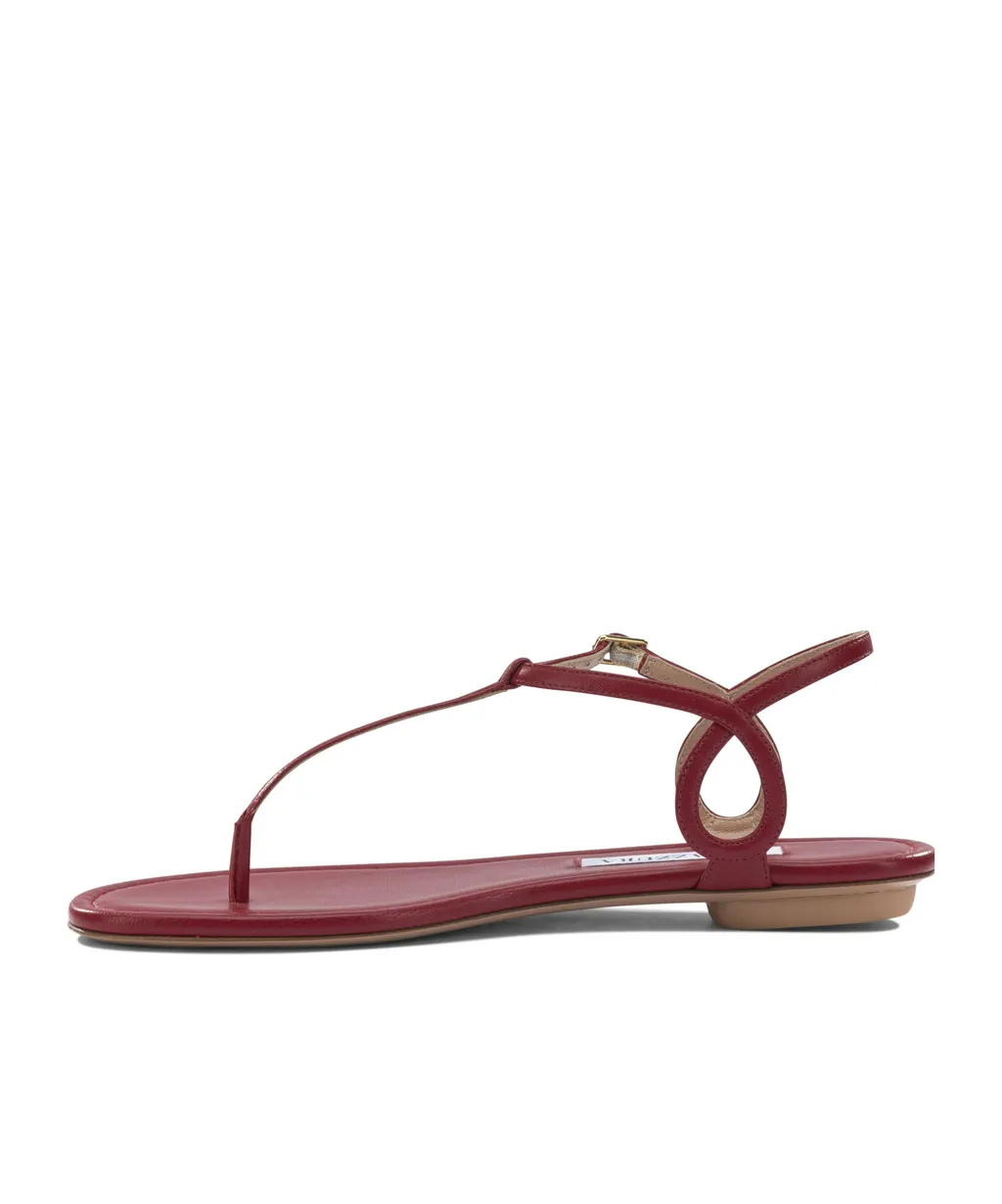 Aquazzura Buckle Detailed Open Toe Sandals