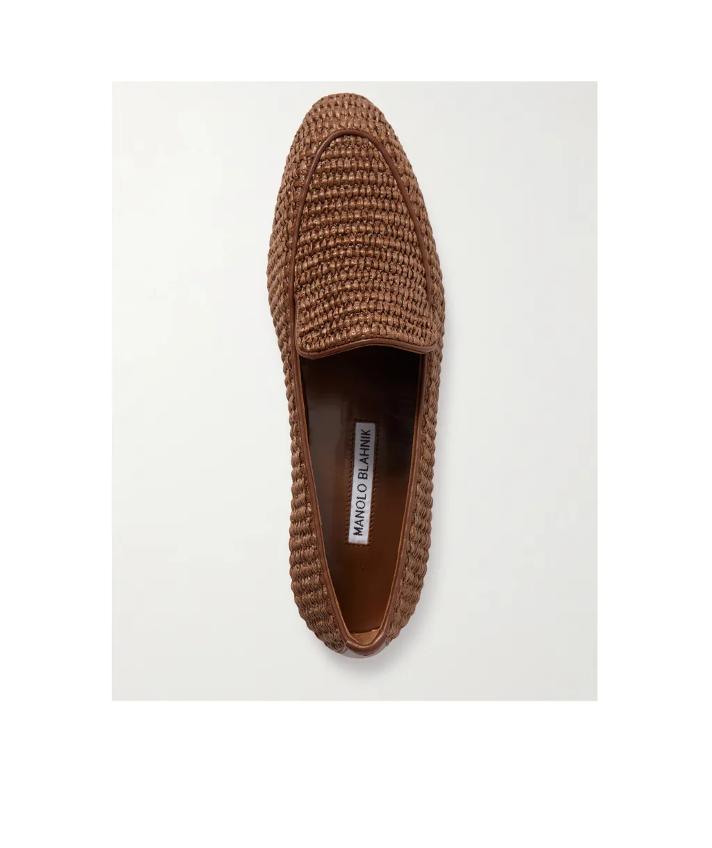 Raffia Loafers
