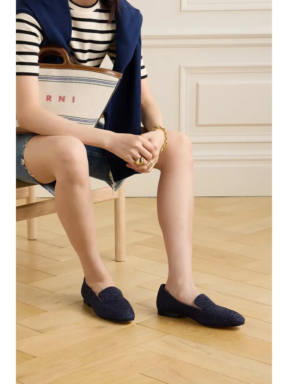 Raffia Loafers