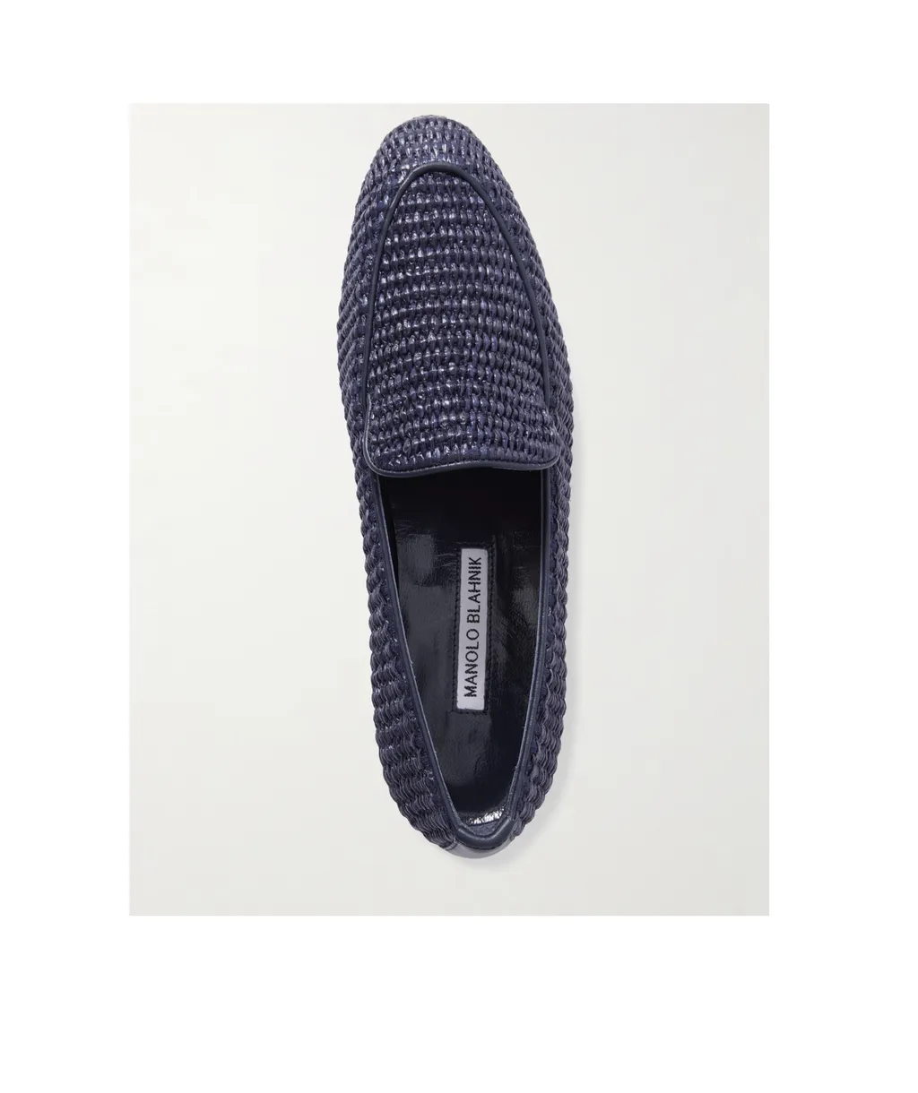 Raffia Loafers
