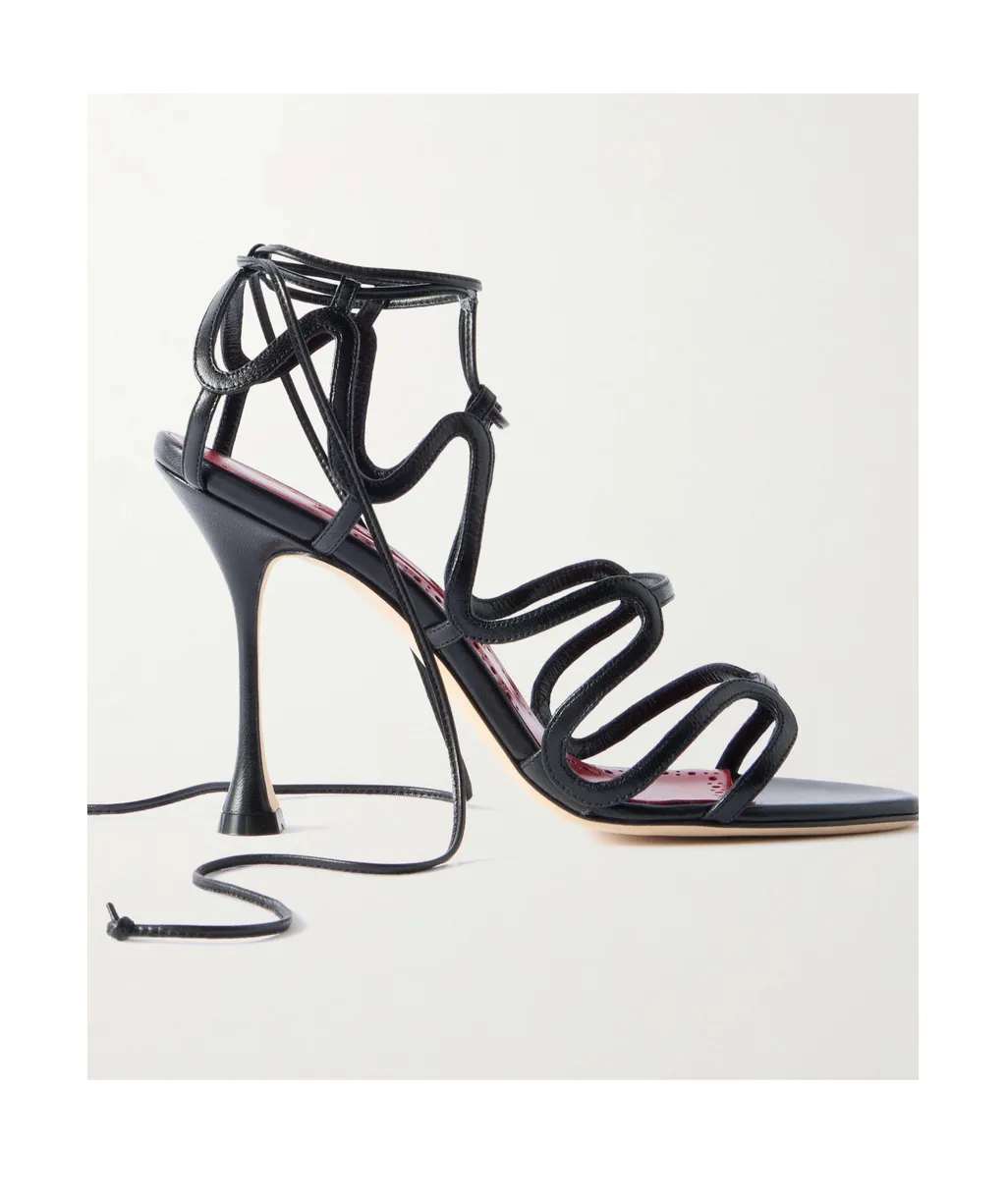Round Toe High Heel Sandals