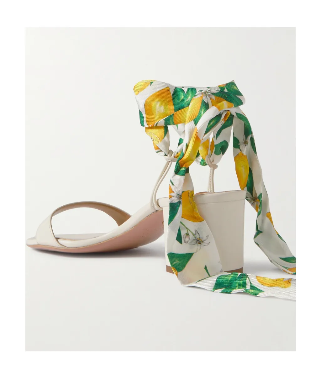 Round-Headed High-Heeled Sandals