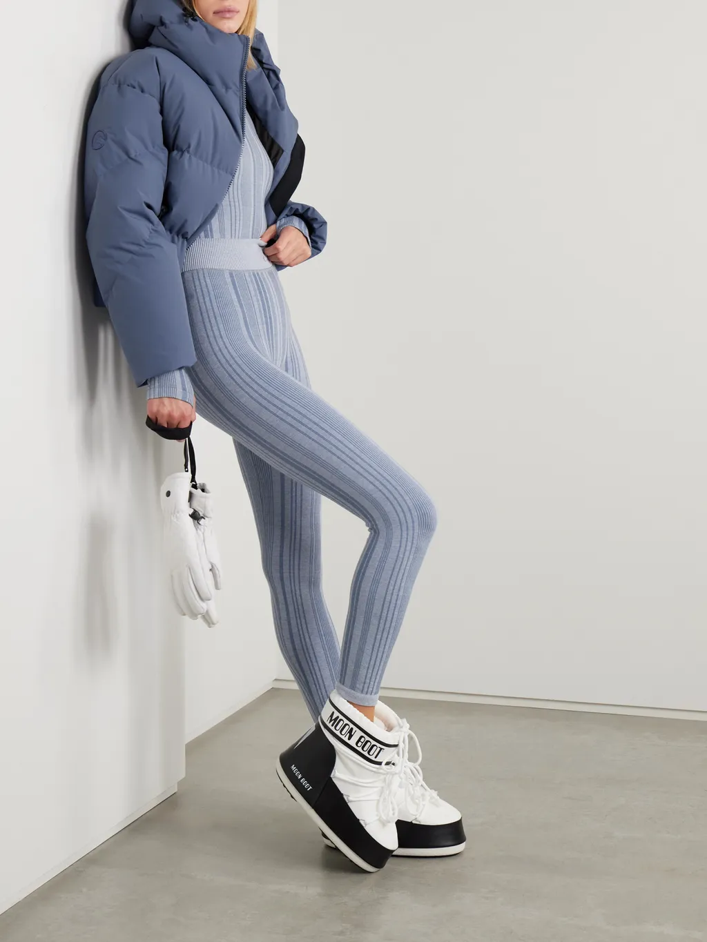 Striped Elastic Sweatpants