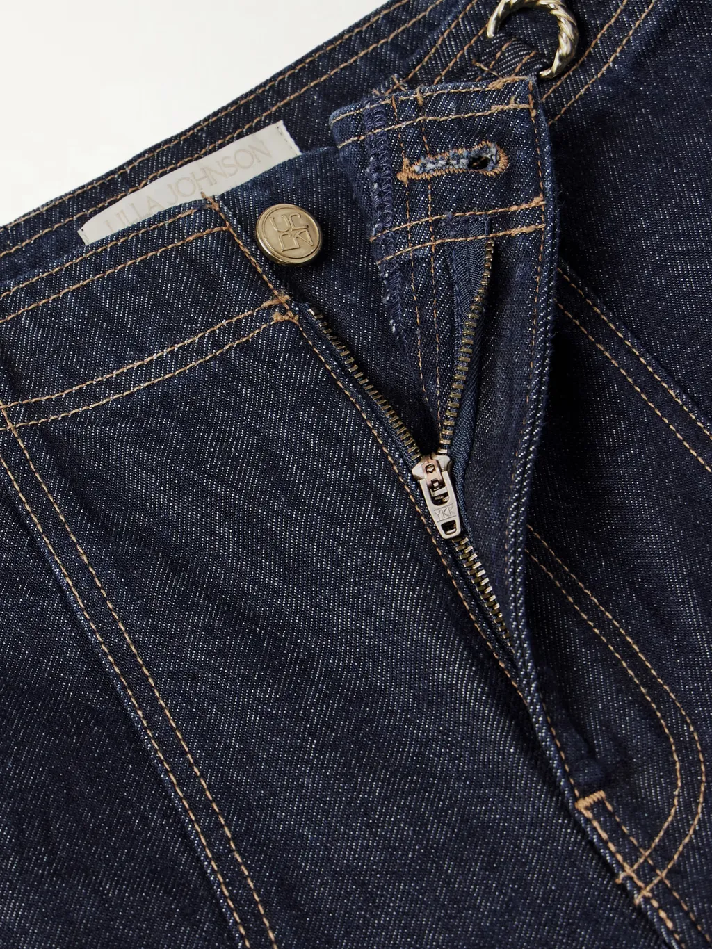 High-Waisted Flared Jeans