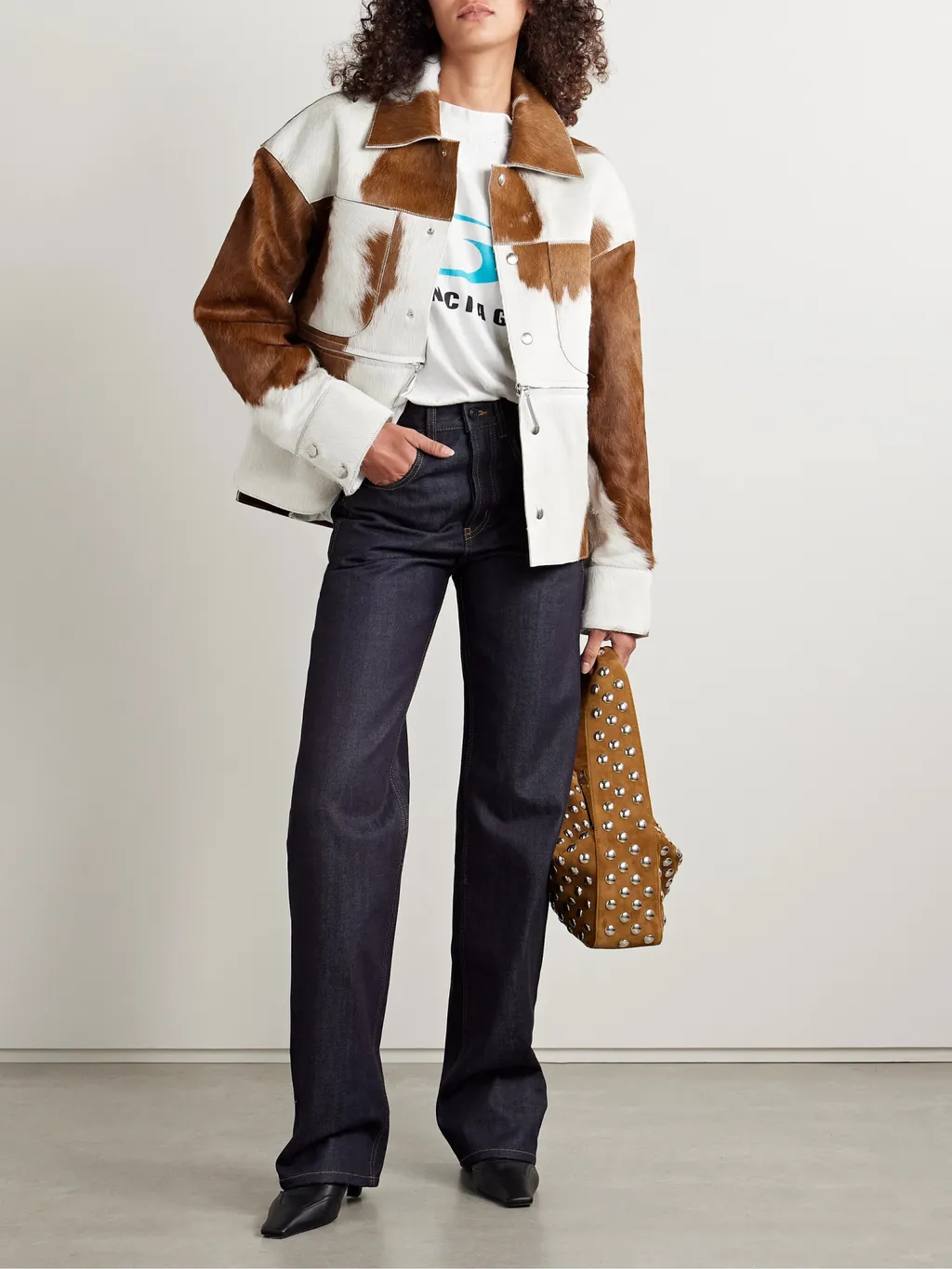 Stitch Printed Casual Jacket0