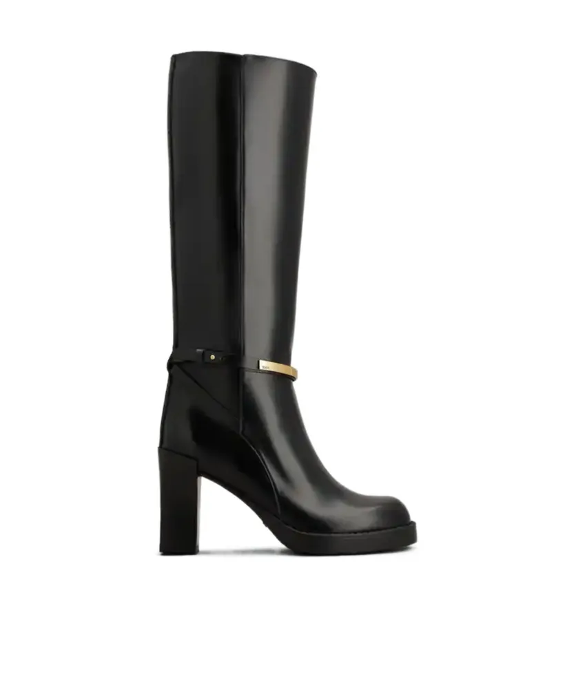 80Mm Leather Boots