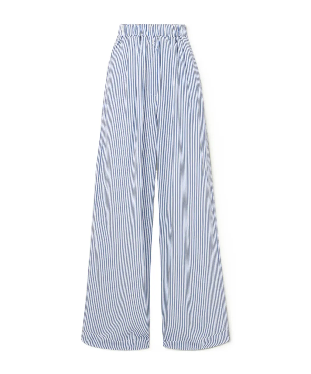 Mirca Striped Wide-Leg Pants