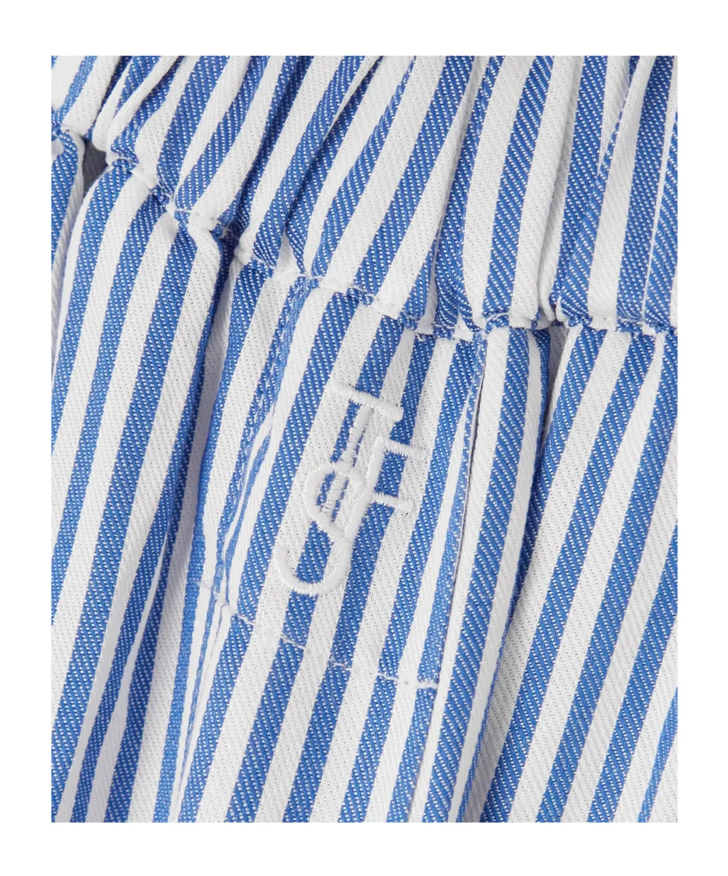 Mirca Striped Wide-Leg Pants