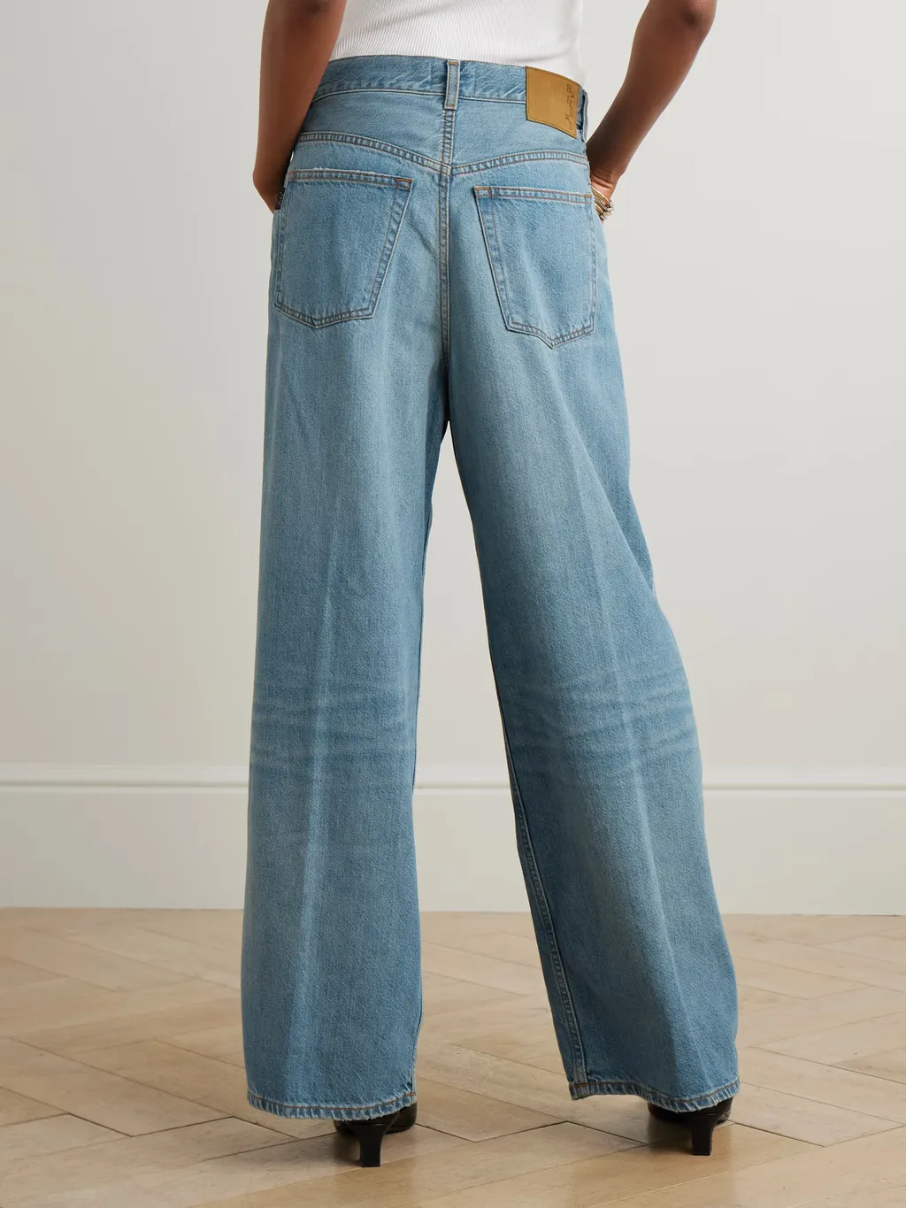 Candy Pleated Boyfriend Jeans