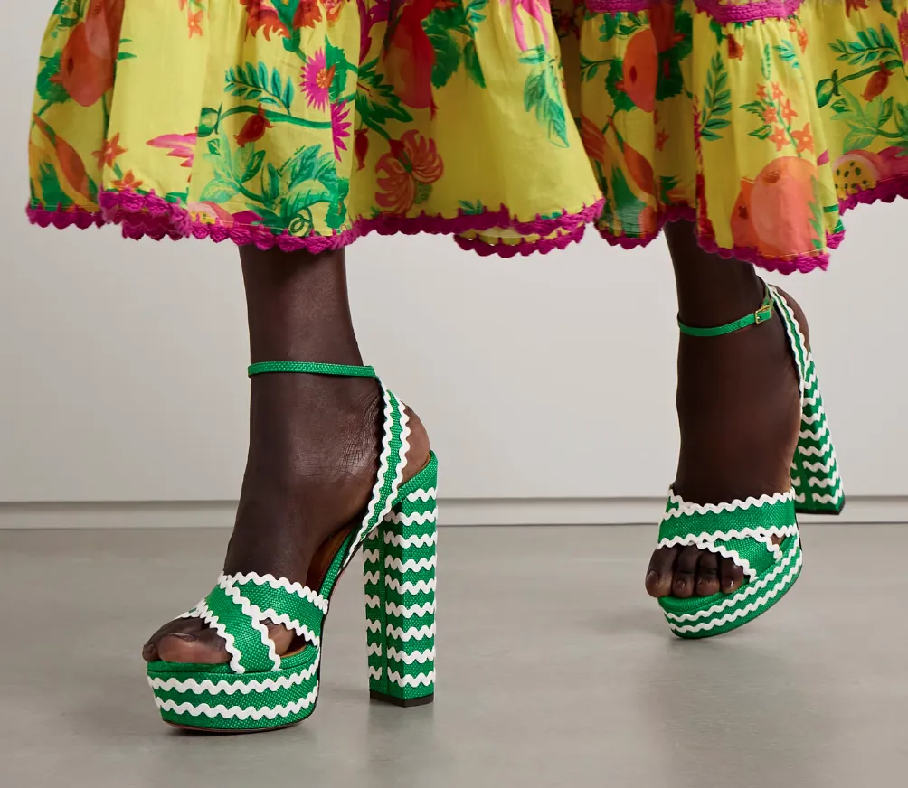 Open-Toed High-Heeled Sandals