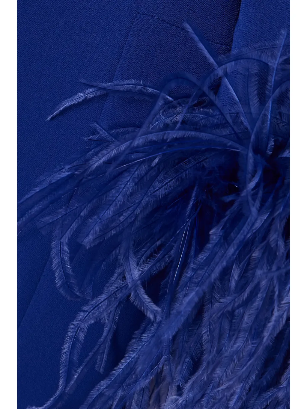 Billie's Long Dress With Feather Trimmings