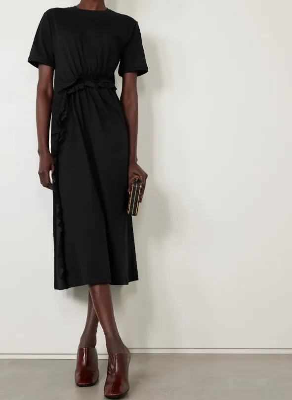 Round-Neck Long Dress